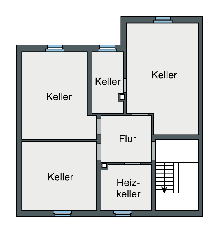 Grundriss Kellergeschoss